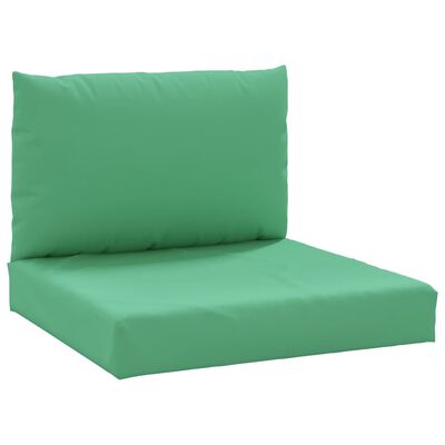 vidaXL euroaluse istmepadjad 2 tk, roheline, oxford-kangas