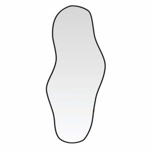 vidaXL seinapeegel, must, 60 x 25 cm