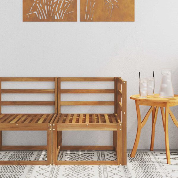 vidaXL V&auml;limine Nurgadiivan Tugev akatsiapuu Neutraalne