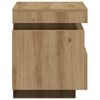 vidaXL LED-valgustitega &ouml;&ouml;kapid 2 tk Artisan Oak 40x39x48,5 cm