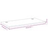vidaXL kirjutuslaua plaat, 110 x 55 x 2,5 cm, bambus