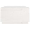 vidaXL kohvilaud, valge, 80 x 80 x 45 cm, männipuit