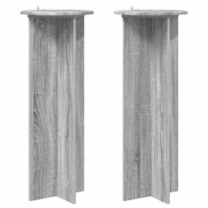 vidaXL Taimede alus 2 pcs Hall Sonoma &Oslash;40 x 100 cm Tehispuit
