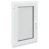 vidaXL Keldriakendus RISOR 60 x 80 cm PVC ja klaas Valge