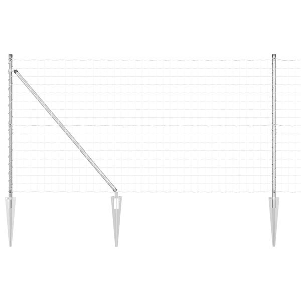 vidaXL Aed koos postiga H&otilde;bedane 1,4 x 10 m Teras