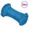 vidaXL t&ouml;&ouml;k&ouml;is, sinine, 3 mm, 50 m, pol&uuml;prop&uuml;leen