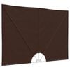 vidaXL Baldahhiin 240 x 160 cm Pol&uuml;ester Ristk&uuml;lik Pruun
