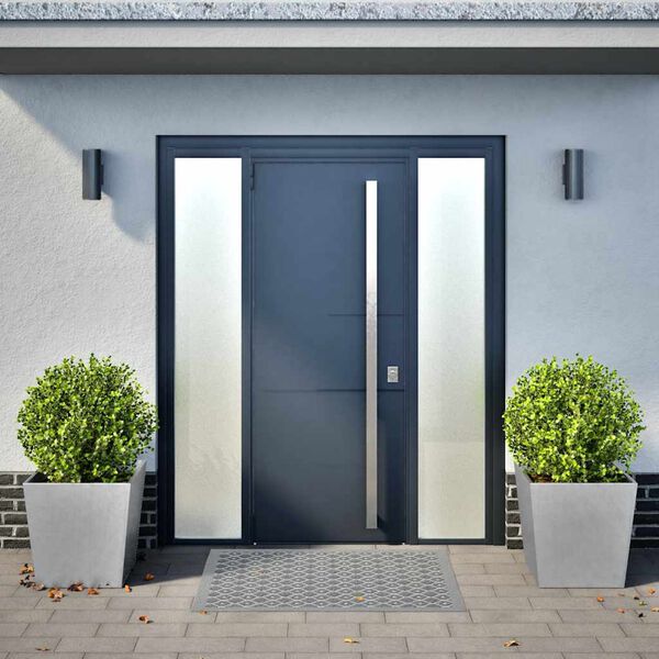 vidaXL aia taimekastid 2 tk, 50x50x50 cm, tsingitud teras