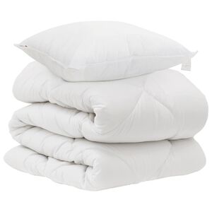 vidaXL Suletekk padjaga 2 pcs Valge Mikrofiiber