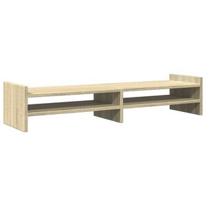 vidaXL monitorialus, Sonoma tamm, 100x27x20 cm, tehispuit