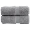 vidaXL premium-klassi pesur&auml;tikud SOLUND 2 tk hall 30 x 30 cm 600 g/m&sup2;