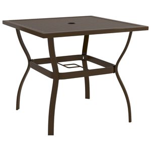 vidaXL aialaud, pruun, 81,5 x 81,5 x 72 cm, teras