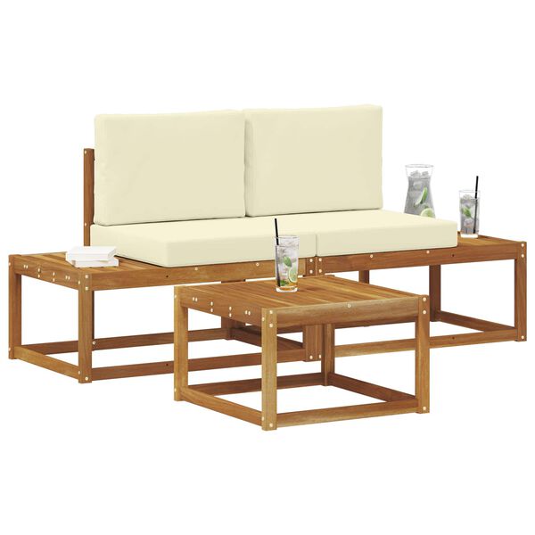 vidaXL V&auml;li diivanikomplekt padjaga 3 pcs Neutraalne