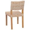 vidaXL 2 pcs Neutraalne 45 x 55 x 84 cm Kubu rattan
