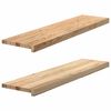 vidaXL aknalauad 2 tk, 100 x 30 x 2 cm, t&ouml;&ouml;tlemata tammepuit
