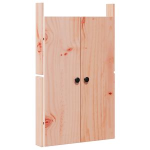 vidaXL K&ouml;&ouml;k uks MEPPEL Pruun 50 x 9 x 82 cm t&auml;ispuit-douglaskuusk