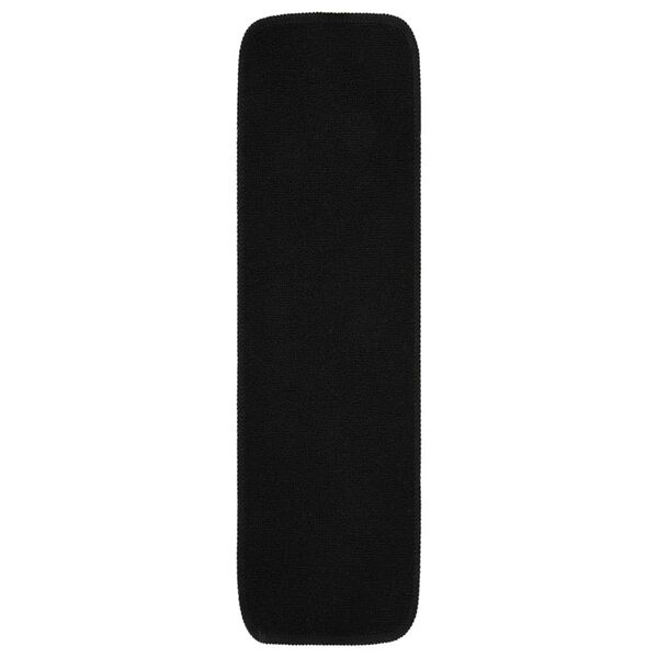 vidaXL libisemisvastased trepimatid 15 tk 75x20 cm must ristkülik