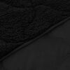 vidaXL T&auml;ispika aasta tekk Must 220 x 240 cm Mikrokiud ja Teddy villa