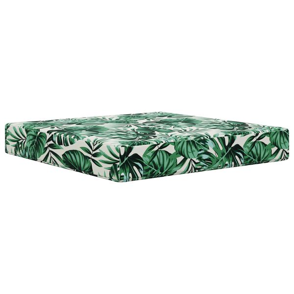 vidaXL V&auml;lim&ouml;&ouml;blitugi patja 3 pcs Lehe muster Pol&uuml;ester