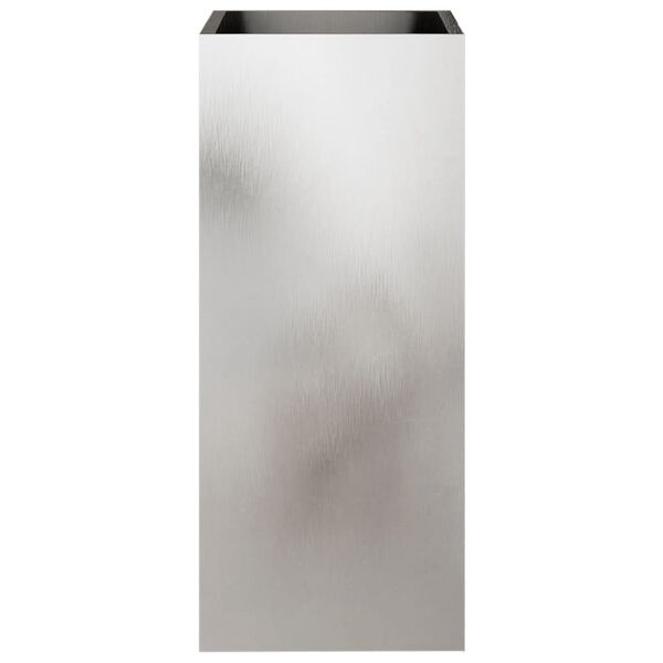 vidaXL taimekast, h&otilde;bedane, 32x29x75 cm, roostevaba teras