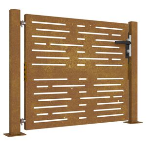 vidaXL aiav&auml;rav 100 x 75 cm corten terasest kandiline disain