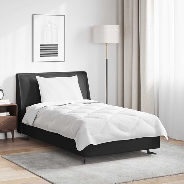 vidaXL Suletekk padjaga 2 pcs Valge Mikrofiiber