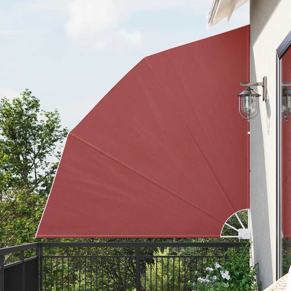 vidaXL kokkupandav r&otilde;du k&uuml;lgmarkiis terrakota 210 x 210 cm