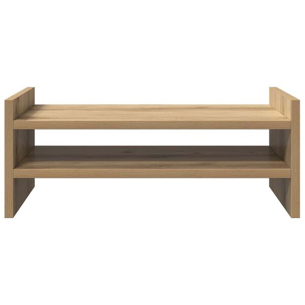 vidaXL monitorialus, k&auml;sit&ouml;&ouml;tamm, 50 x 27 x 20 cm, tehispuit