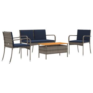 vidaXL Aia komplekt padjaga teras