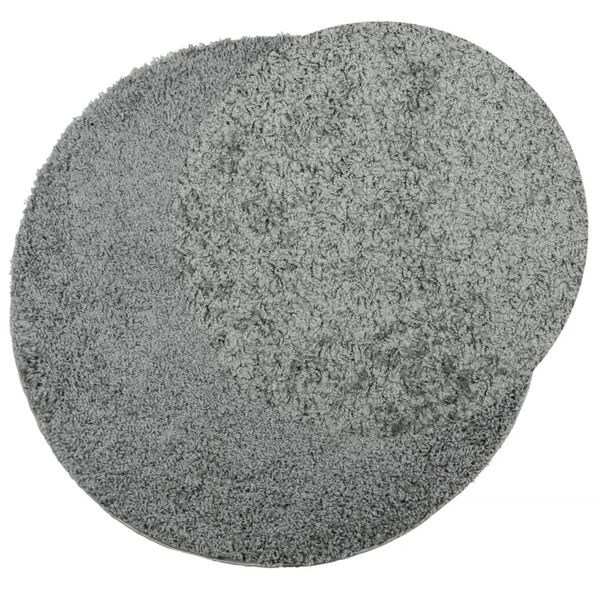 vidaXL k&otilde;rge narmaga Shaggy vaip, roheline, &Oslash; 100 cm