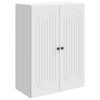 vidaXL Seinale kinnitatav kapp Valge 66 x 34,5 x 90 cm Tehispuit