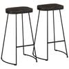 vidaXL baaripukid, 2 tk, Black 45x40x78 cm, mangopuit