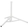 vidaXL Parasiilitald Valge Teras for 25-32 mm Pole