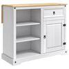 vidaXL K&ouml;&ouml;gisaare komplekt 2 tk Valge ja Meep&otilde;hi 112 x 70 x 91,5 cm