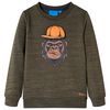 Laste pusa, tume khaki, 116