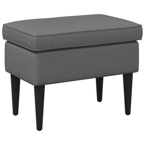 vidaXL Jala ottoman Tumehall 55 x 35 x 41 cm kangas