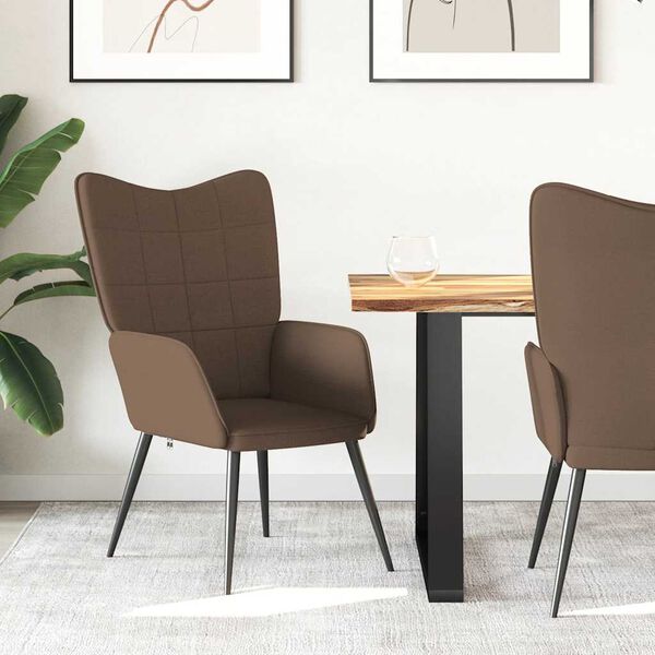 vidaXL puhketool, pruun, kangas