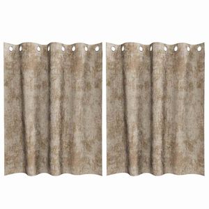 vidaXL Satiinist kardinad 2 pcs &scaron;ampanjav&auml;rvi 140 x 140 cm Samet