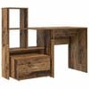 vidaXL Laud sahtliga Vana puit 131,5 x 50 x 106,5 cm Tehispuit