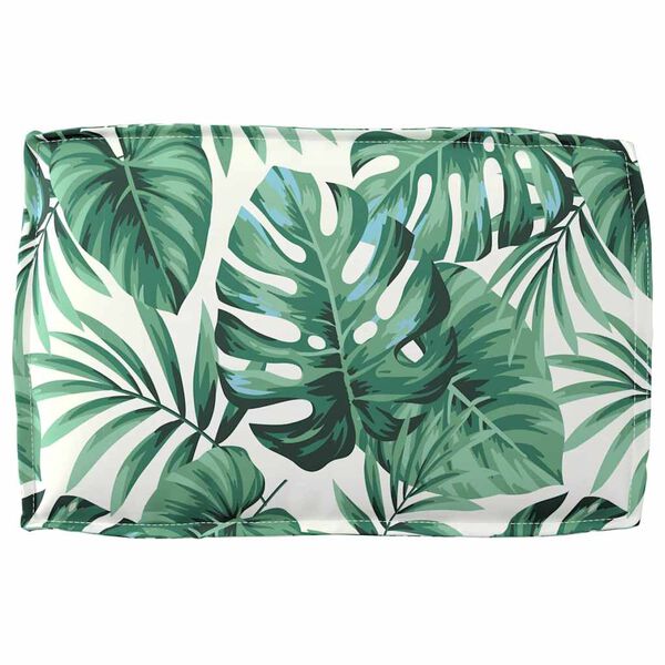 vidaXL Kaubaaluse seljatoepadi Lilled Lehemuster 60 x 40 x 12 cm