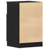 vidaXL Öölambi kapp sahtliga Must tamm 40 x 35 x 65 cm Tehispuit