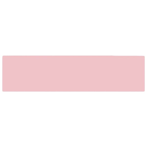 vidaXL vannitoa valamu &uuml;levooluavaga, keraamiline, matt roosa