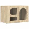 vidaXL Telerikapp ELST 60 x 35 x 40 cm Sonoma tamm Tehispuit
