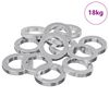 vidaXL Keenpaneel 15929 pcs Valge Raud