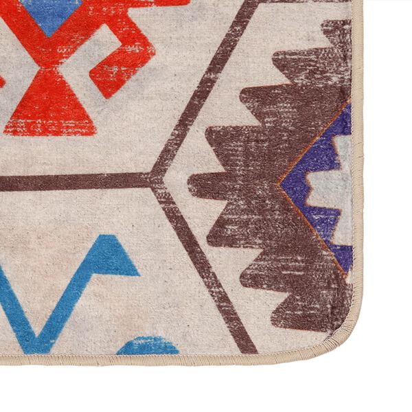 vidaXL vaip, pestav, mitmev&auml;rviline, 120 x 180 cm