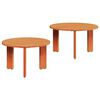 vidaXL Kohvilaud 2 tk Vahapruun 47,5 x 47,5 x 27 cm M&auml;nnipuit