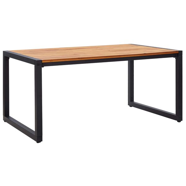 vidaXL 5-osaline aiam&ouml;&ouml;bli s&ouml;&ouml;gikomplekt, must