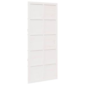 vidaXL K&uuml;&uuml;niuks Valge 80 x 2,5 x 208 cm Toekas m&auml;nnipuit