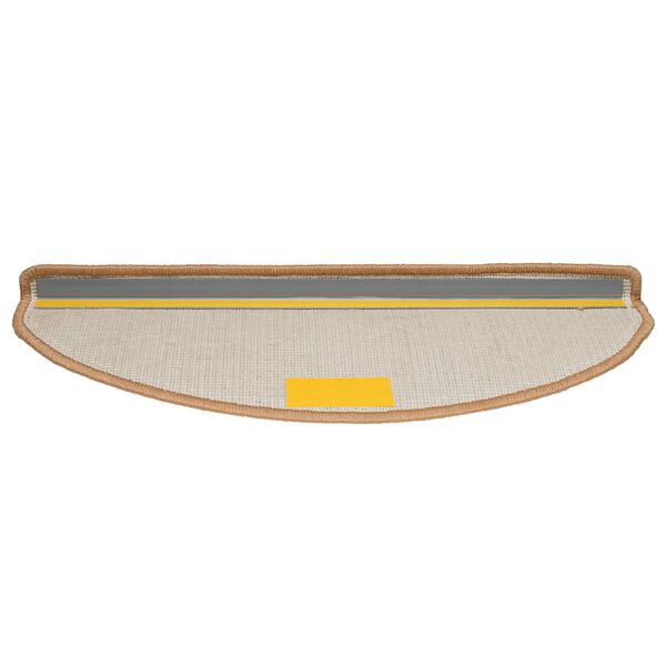 vidaXL trepimatid 30 tk 65 x 21 x 4 cm beežid poolringikujulised suured