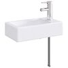 vidaXL Vannitoa pesu kauss Kroom 45,5 x 25,5 x 13 cm Metall